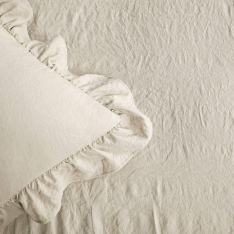 Lush Decor arrangement of bedspread with two king shams showing coordinated styling benefit