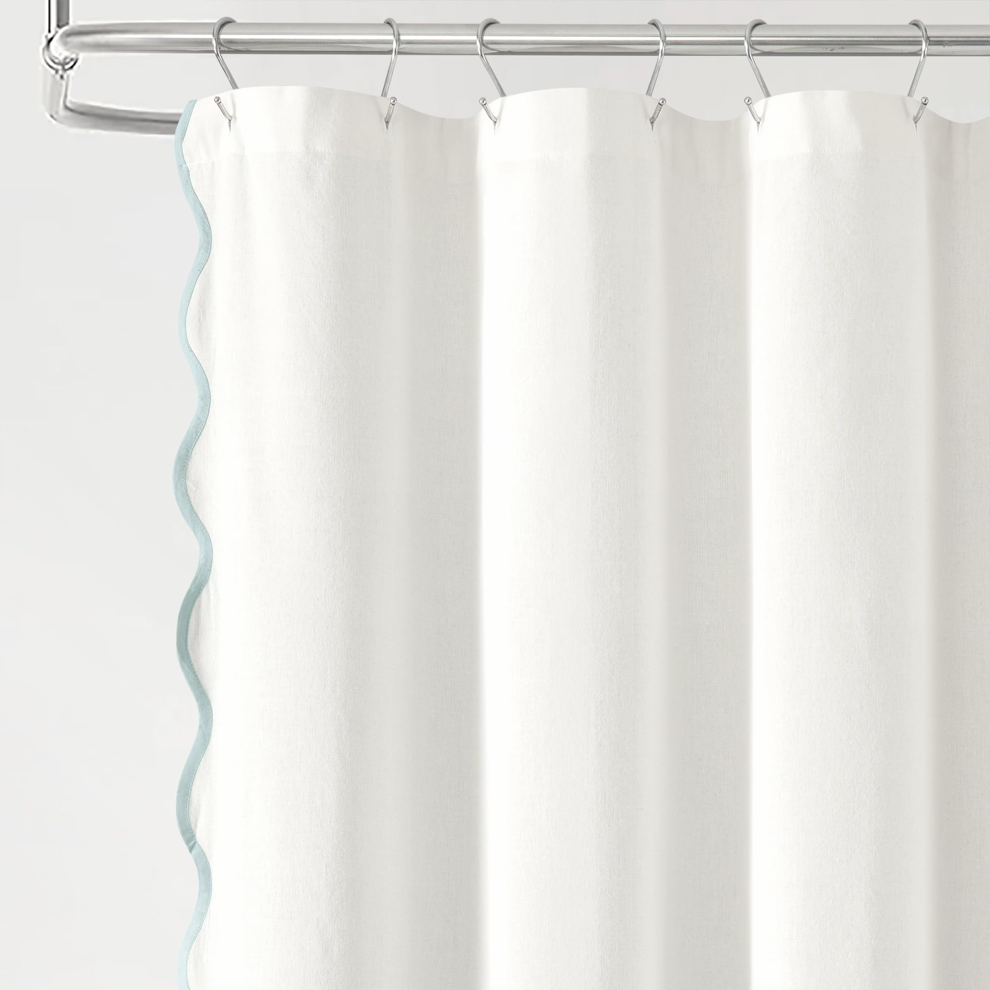 Lush Decor close-up of linen texture highlights soft natural look benefit