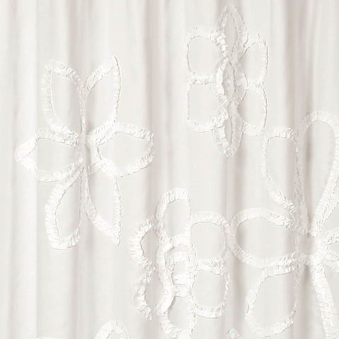 Lush Decor close-up of ruffle detail highlighting tactile texture and visual depth