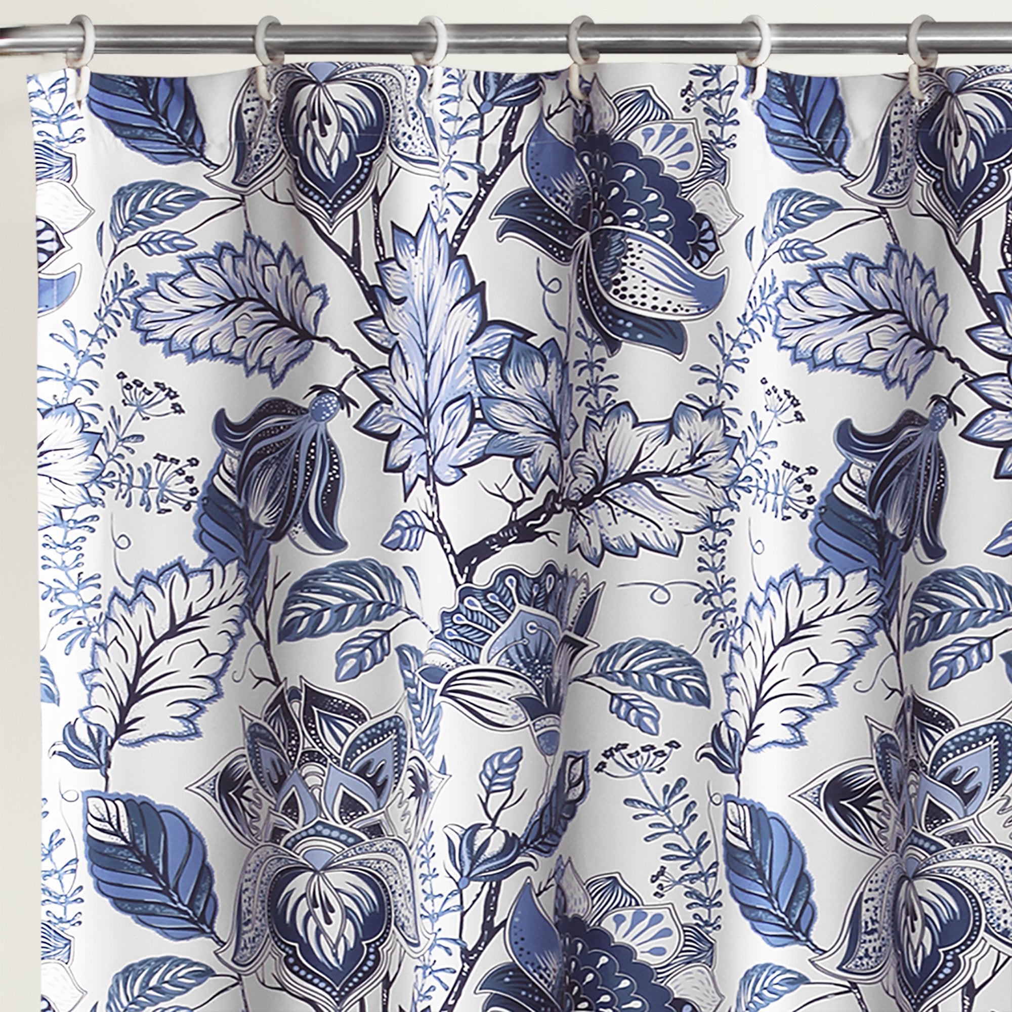 Lush Decor Cynthia Jacobean close-up of microfiber texture and print clarity for soft touch