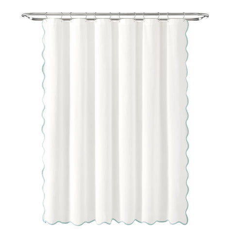 Lush Decor lifestyle bathroom scene conveys tranquil coastal upgrade benefit