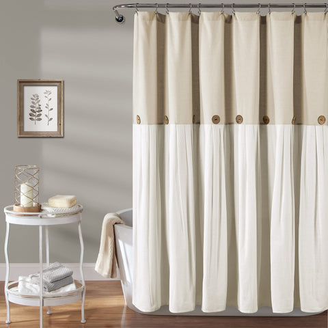 Lush Decor front view showing full 72x72 curtain and neutral decor benefit