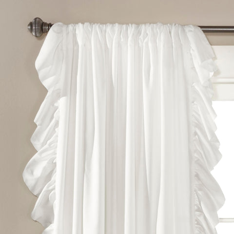 Lush Decor Reyna close-up of cascading ruffle detail highlighting texture