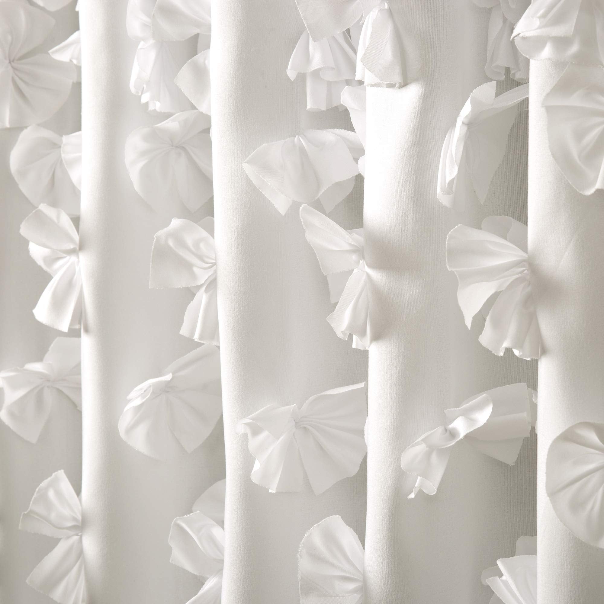 Lush Decor Riley close-up of handmade bows highlighting delicate textured detail
