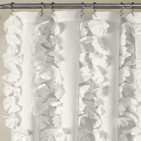Lush Decor Riley top edge with 12 button holes for easy hanging and secure fit