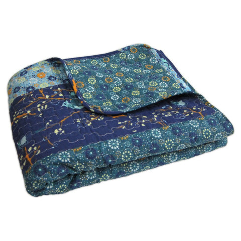 Lush Decor Royal Empire front view showing jewel-toned stripes and floral motifs, adds vibrant accent