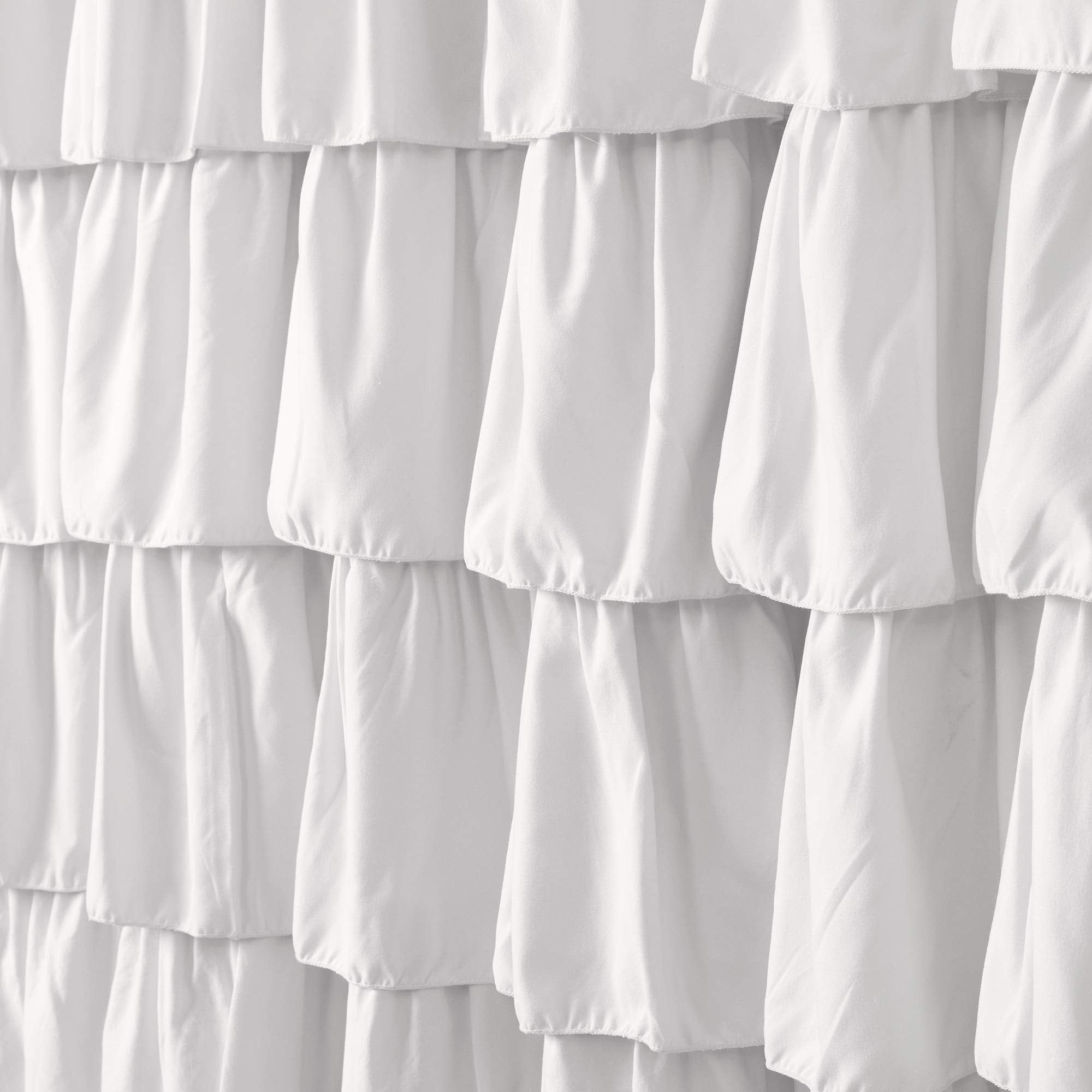 Lush Decor top-edge detail showing 12 button holes for easy hanging and secure installation