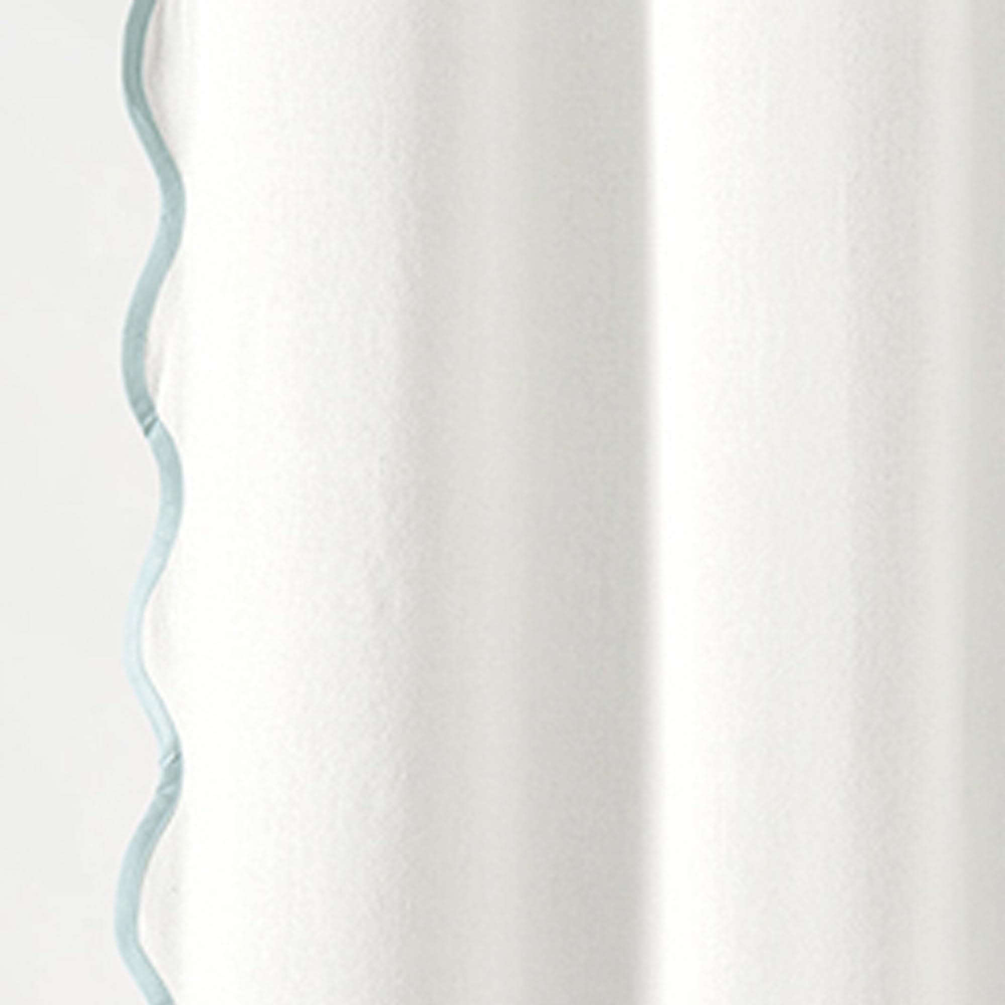 Lush Decor curtain beside standard tub shows proper 72 by 72 fit benefit