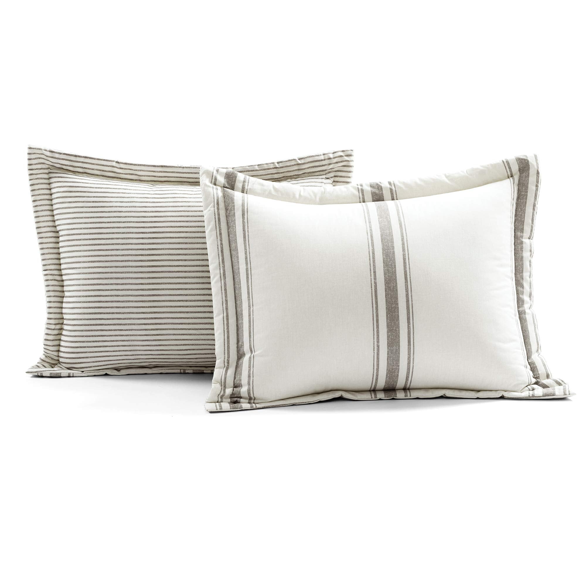 Lush Decor comforter on bed showing full/queen coverage for sizing