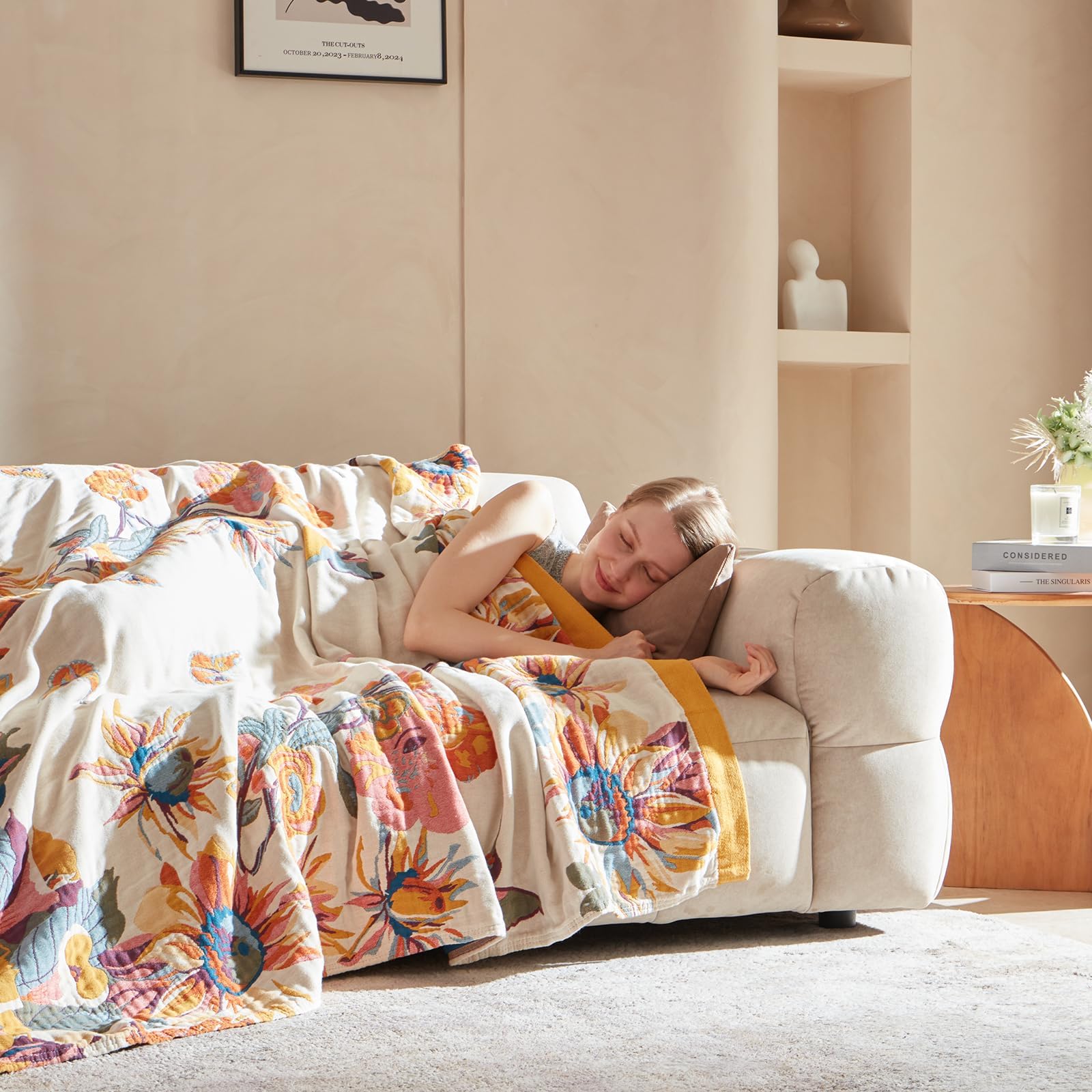 LUTBM care label and OEKO-TEX tag highlighting safe cotton and easy-wash benefit