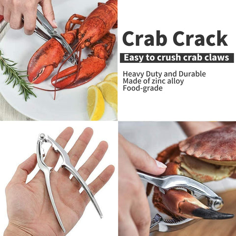 Luvan stainless picks and seafood scissors for precise meat extraction benefit