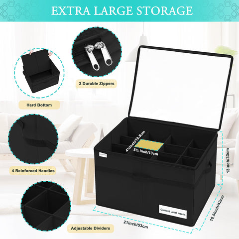 LUVHOMEE placed in a closet demonstrating space-saving, visible storage