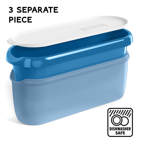 luxail open container with wide mouth for easy scooping and serving convenience