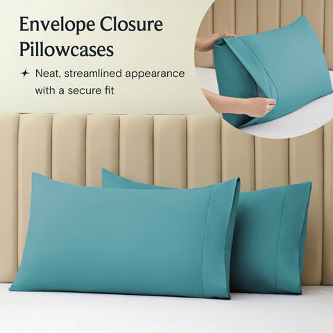 LuxClub color selection fanned out displaying variety for easy bedroom coordination