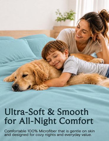 LuxClub fitted sheet deep-pocket detail providing secure mattress fit
