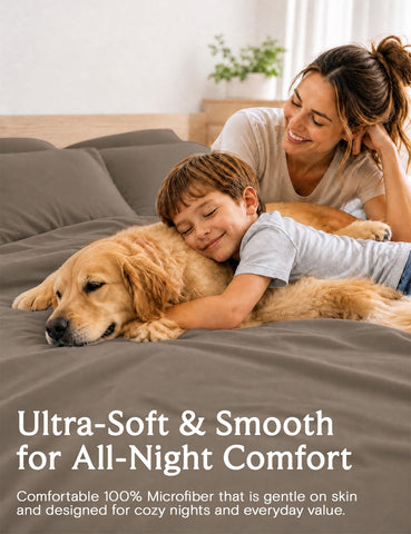 LuxClub fitted sheet deep pocket detail demonstrating secure fit benefit
