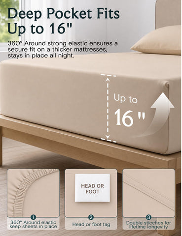 LuxClub flat sheet folded to show smooth texture and easy-care benefit