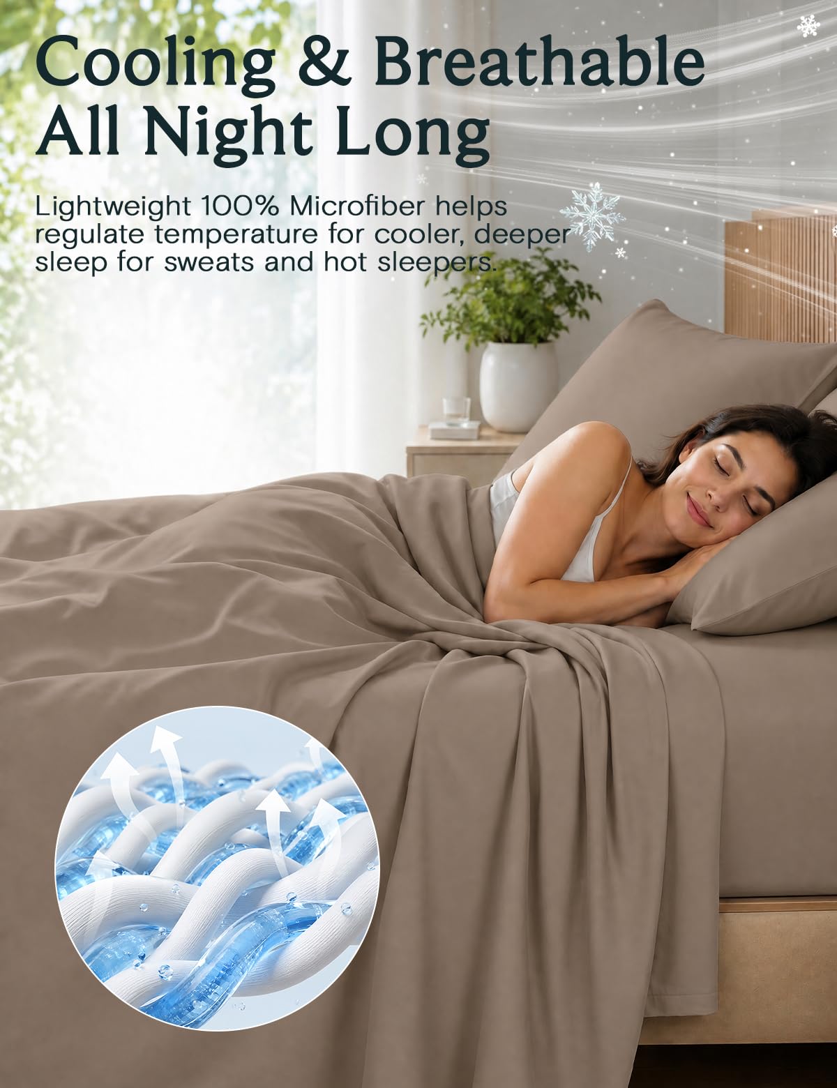 LuxClub neatly folded sheets in different colors showing variety choices