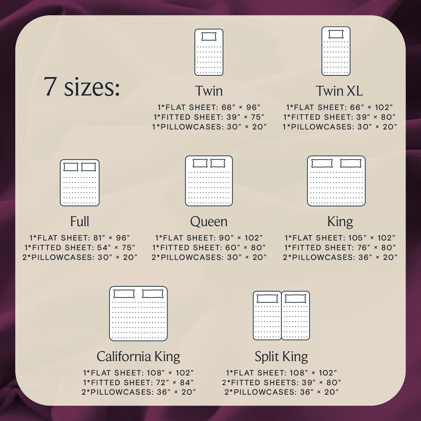 LuxClub two pillowcases stacked for coordinated bedding look
