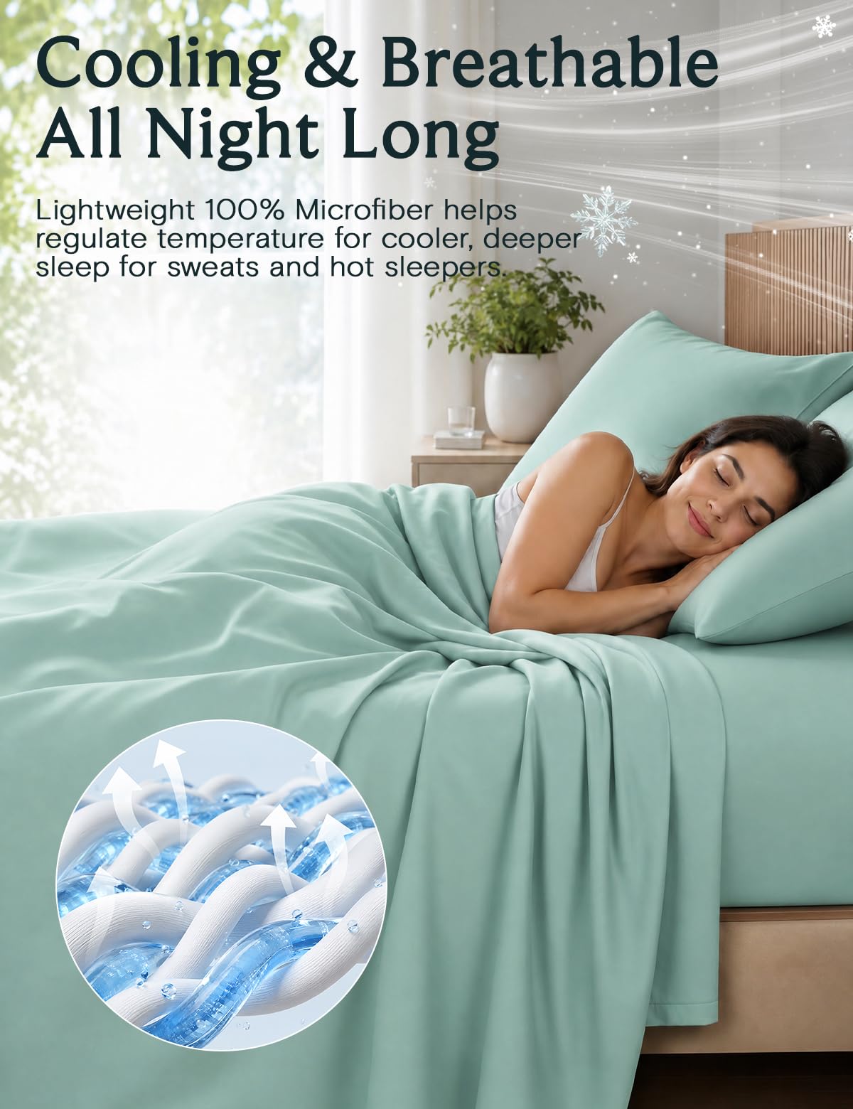 LuxClub size scale showing 18-inch pocket on mattress, fits toppers and plush beds