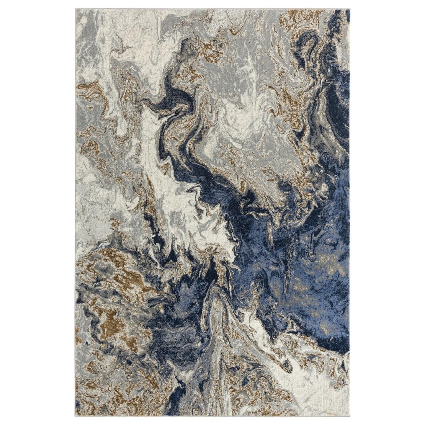 LUXE WEAVERS close-up of rug fibers showing high-and-low texture and depth