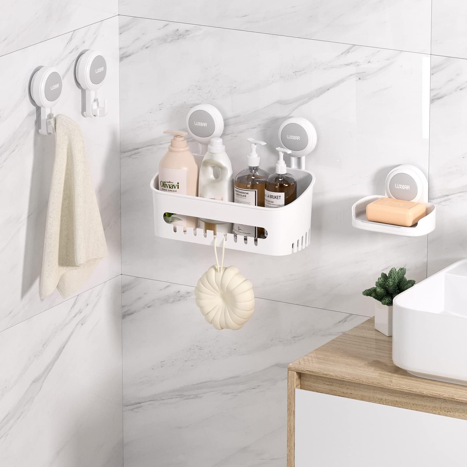 LUXEAR packaged set in lifestyle setting illustrating versatility benefit