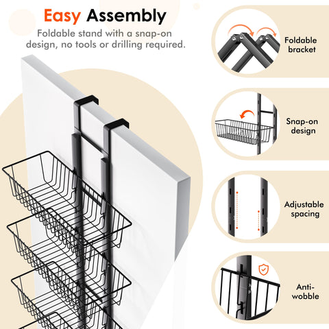 LUXEAR side profile highlighting the foldable bracket for easy setup