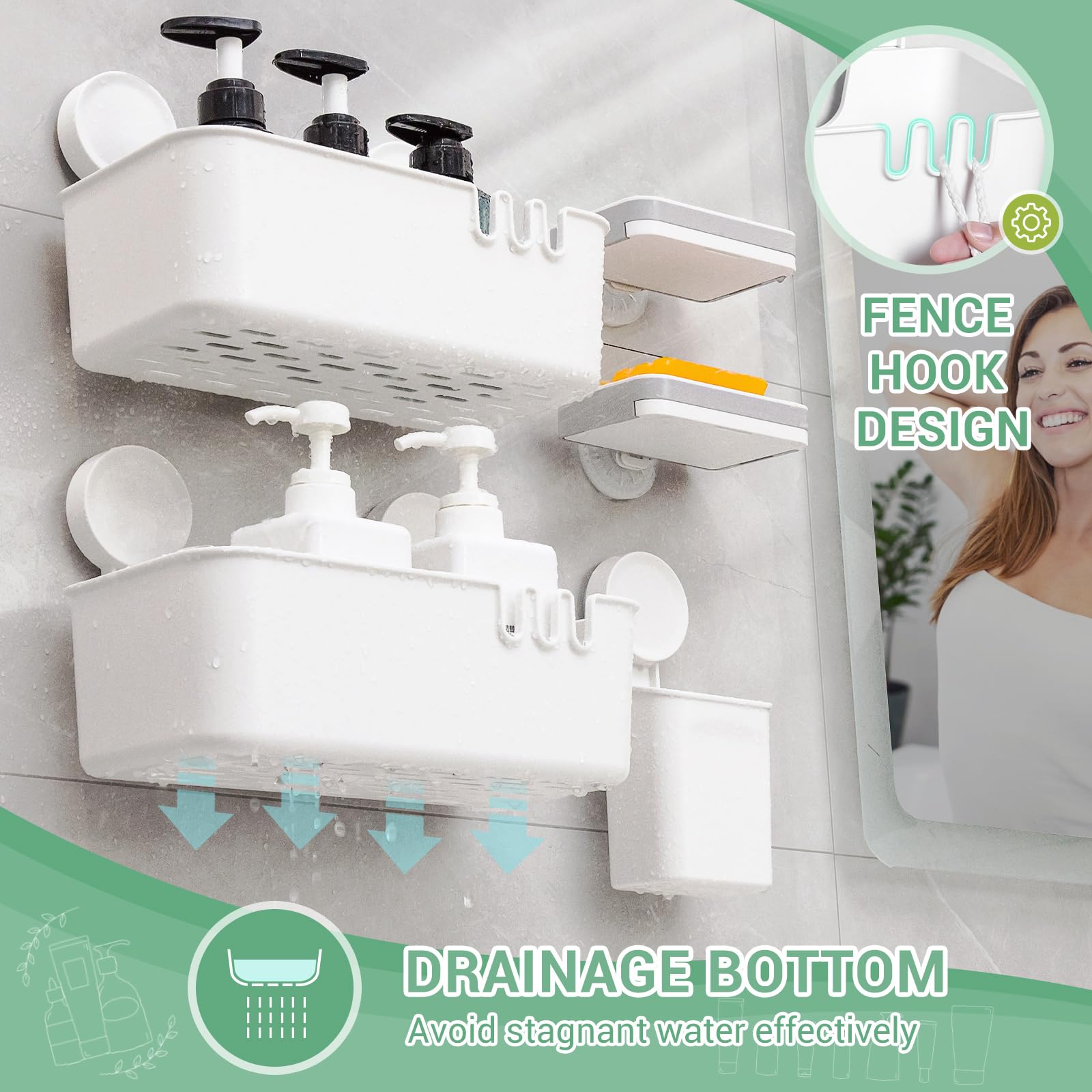 LUXEAR toothbrush holder vertical storage keeps brushes clean and upright