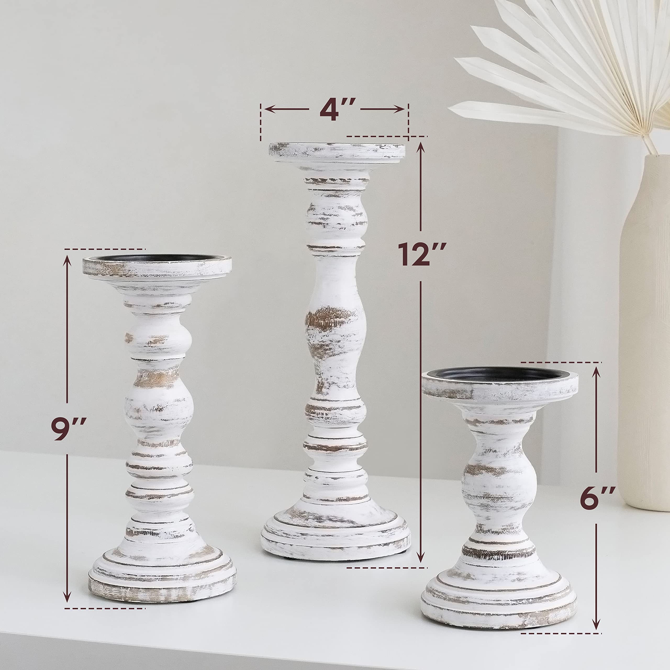 Luxe Designs three holders side-by-side showing varying heights for layered displays
