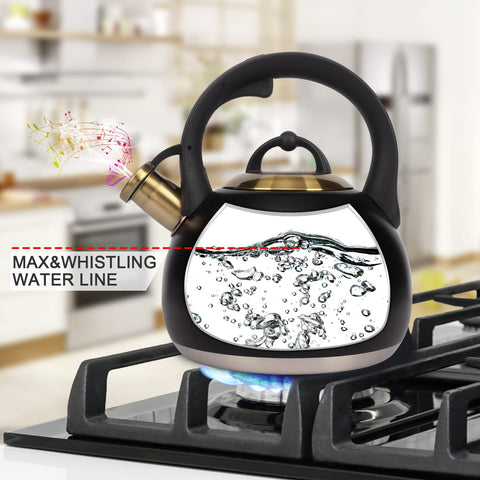 LUXGRACE five-layer metal bottom underside for even heating and durability
