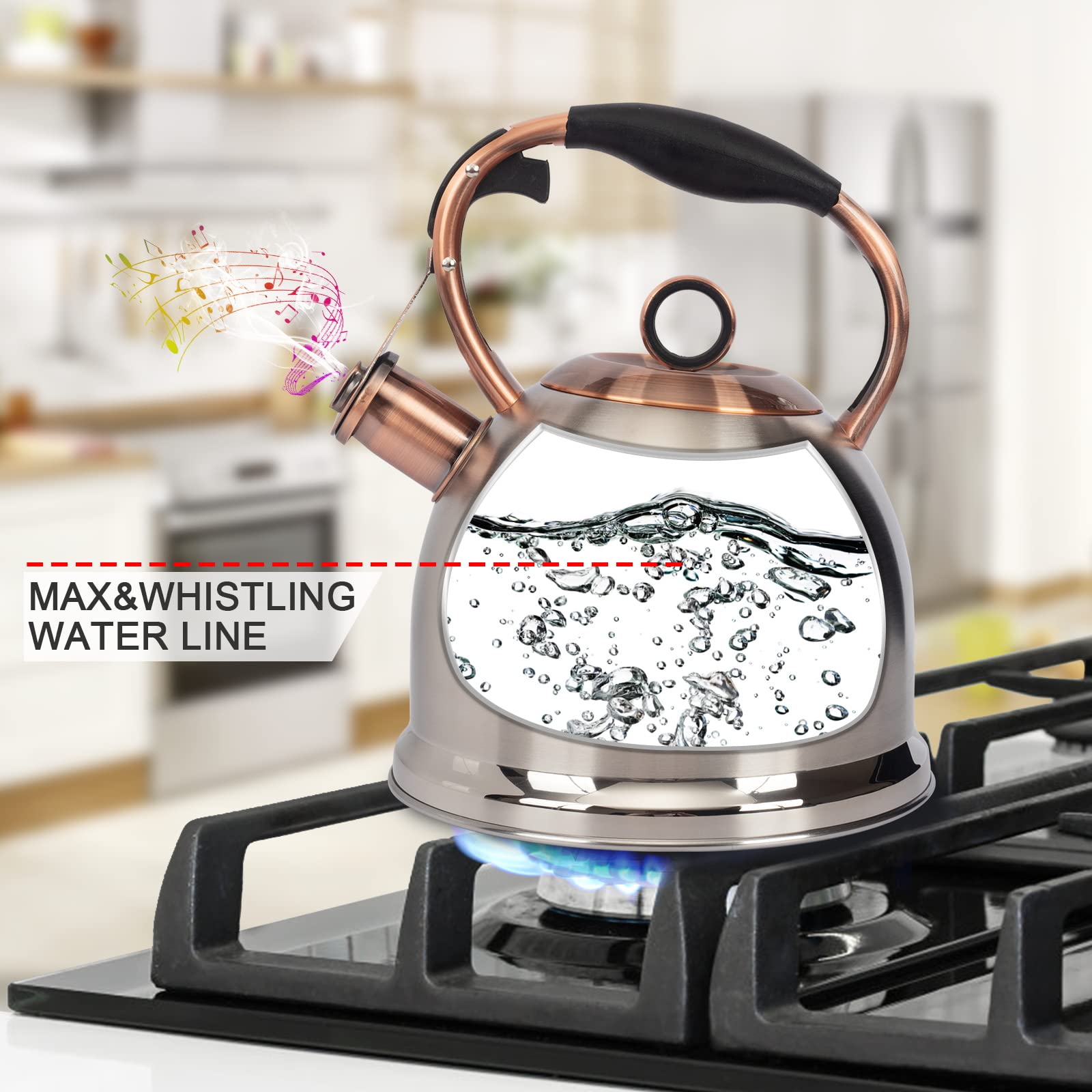 LUXGRACE ergonomic handle and one-hand trigger detail for safe comfortable pouring