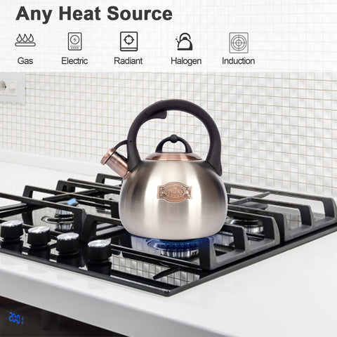 LUXGRACE kettle side profile highlighting ergonomic handle for secure comfortable pouring