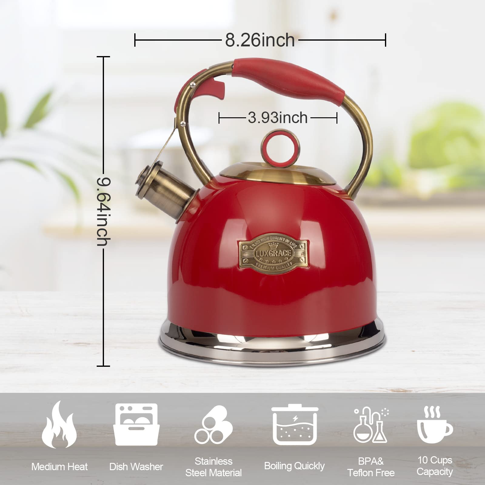 LUXGRACE on induction stovetop showing compatibility and stable heating