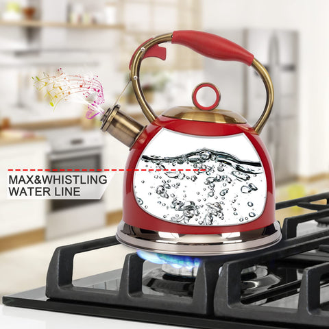 LUXGRACE whistle spout open signaling audible boil alert for attention