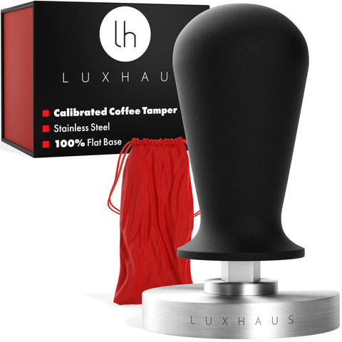 LuxHaus tamper presented in magnetic gift box, offering secure storage and gifting appeal