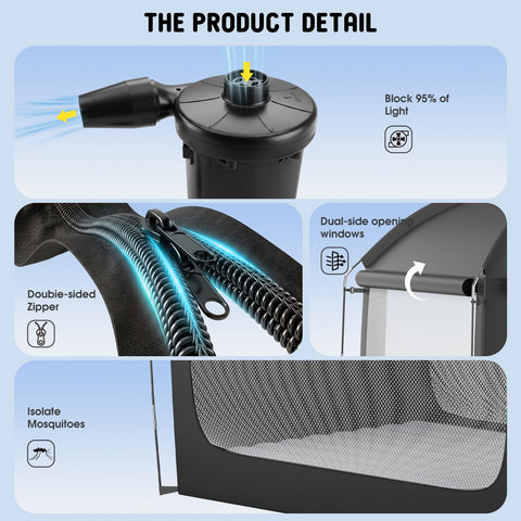 LuxPool folded packed bag showing compact portability for car and suitcase