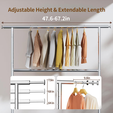 Luxspire locked caster detail securing the rack for safe stationary use