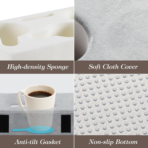 Luxspire on armrest showing size fit and proportion for easy use