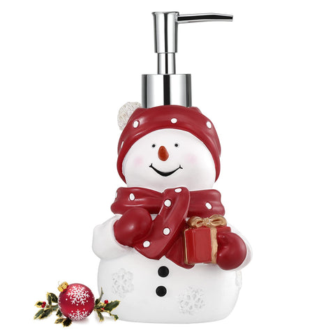 Luxspire snowman front view showing festive design and durable resin benefit