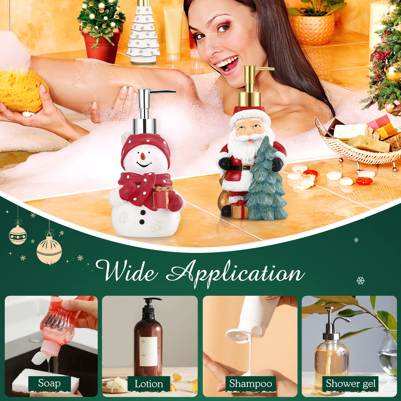 Luxspire snowman with pump removed showing refill opening for easy top-ups