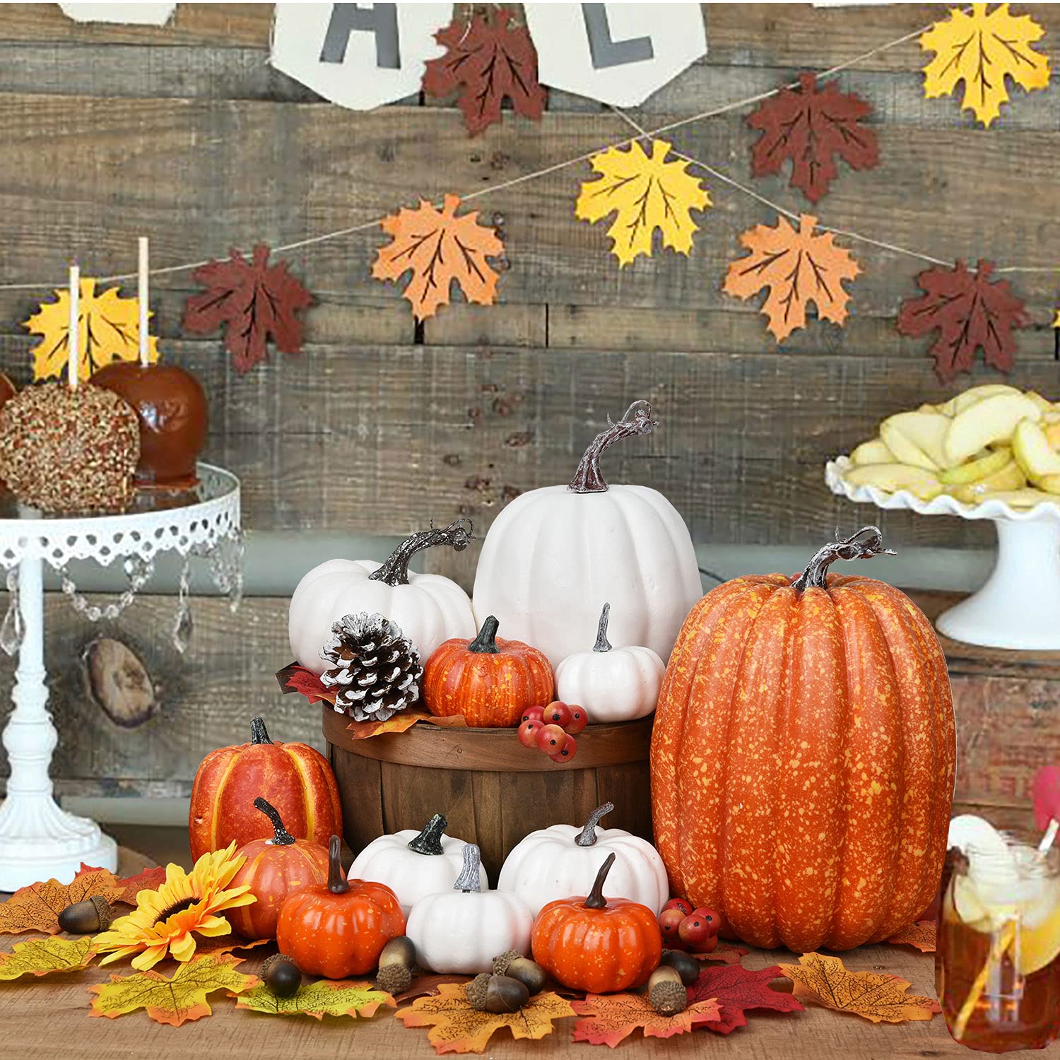 Lvydec white pumpkin used for painting to show customization possibilities