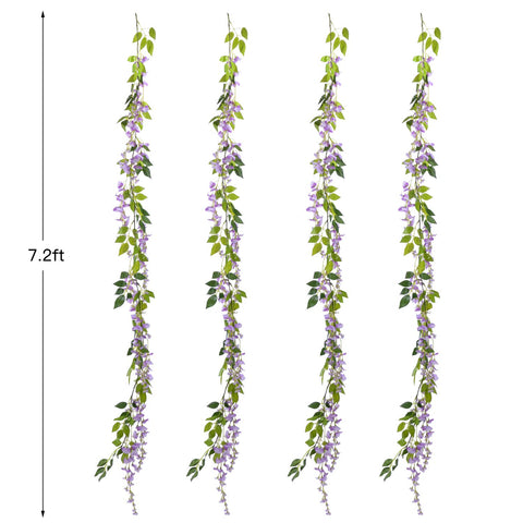 Lvydec wisteria hanging on an arch illustrating graceful drape for ceremony decor
