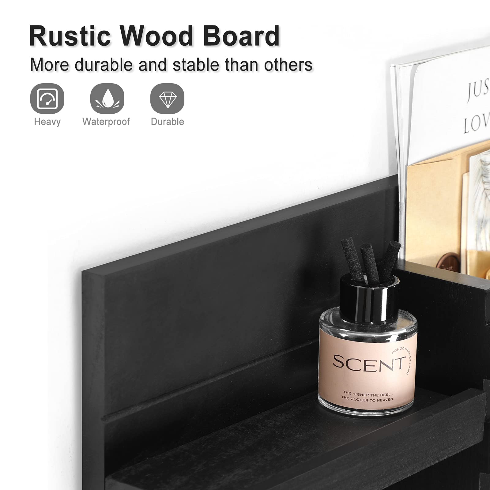 Lwenki close-up of paulownia wood grain and stain highlighting durable finish
