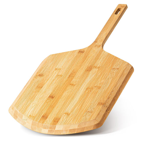 LX LERMX front paddle view showing natural bamboo and smooth surface benefit