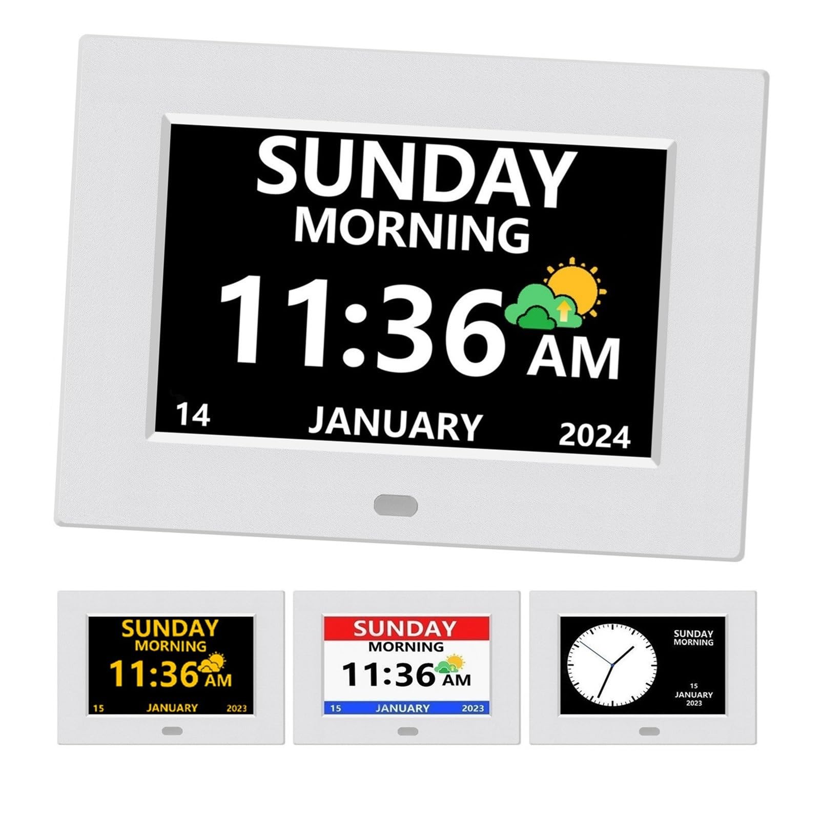 LXBYJKJ front display showing large time and date for easy reading