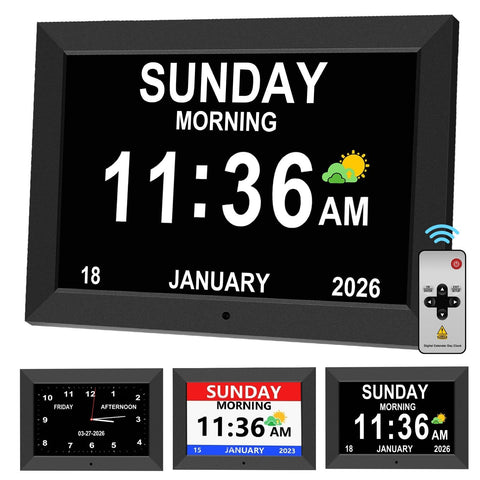 LXBYJKJ front display showing large time and date for easy reading