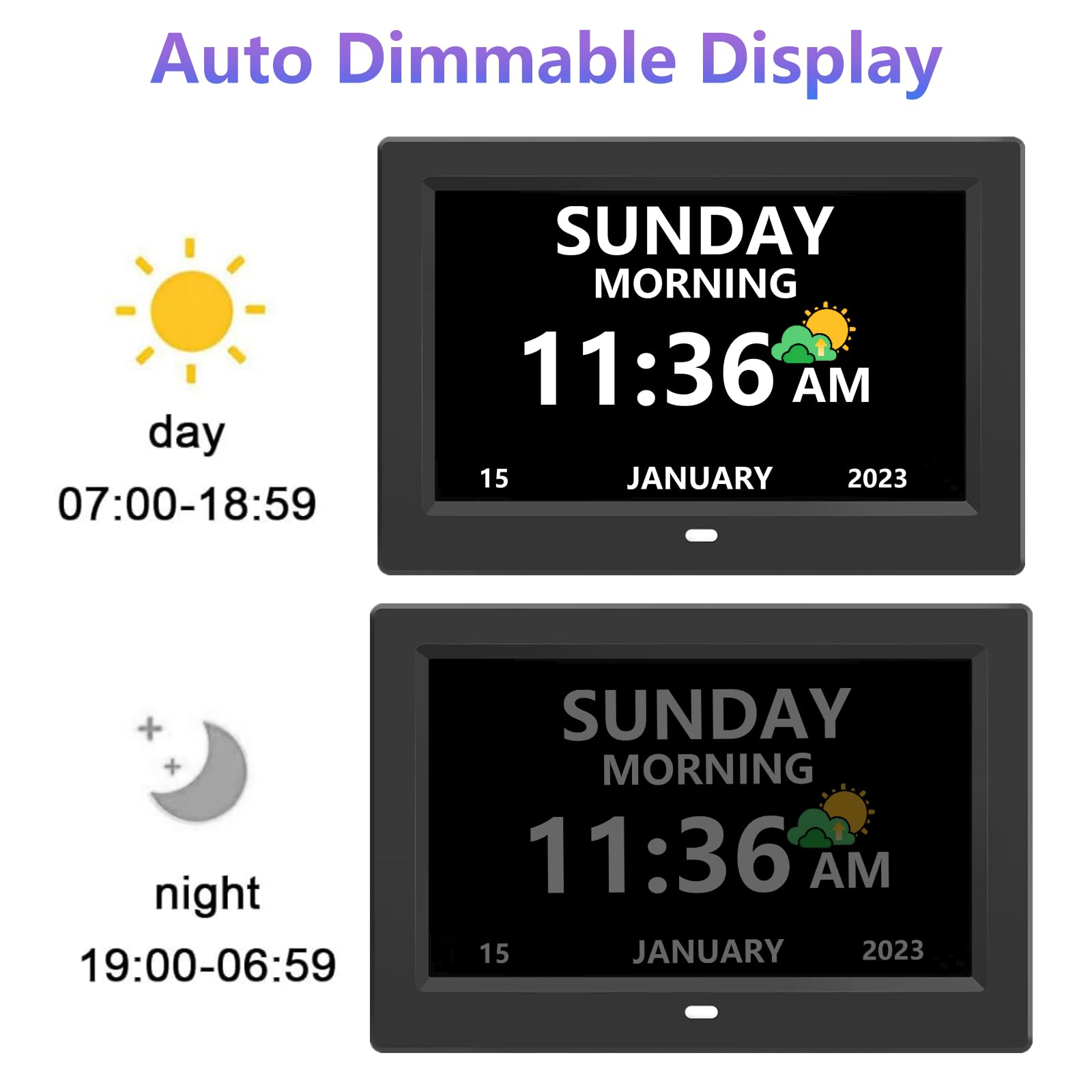 LXBYJKJ displaying photos from USB as a simple photo frame option