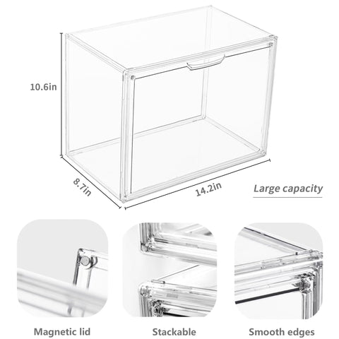 LXLXXL close-up of top and side slots highlighting secure stackability benefit