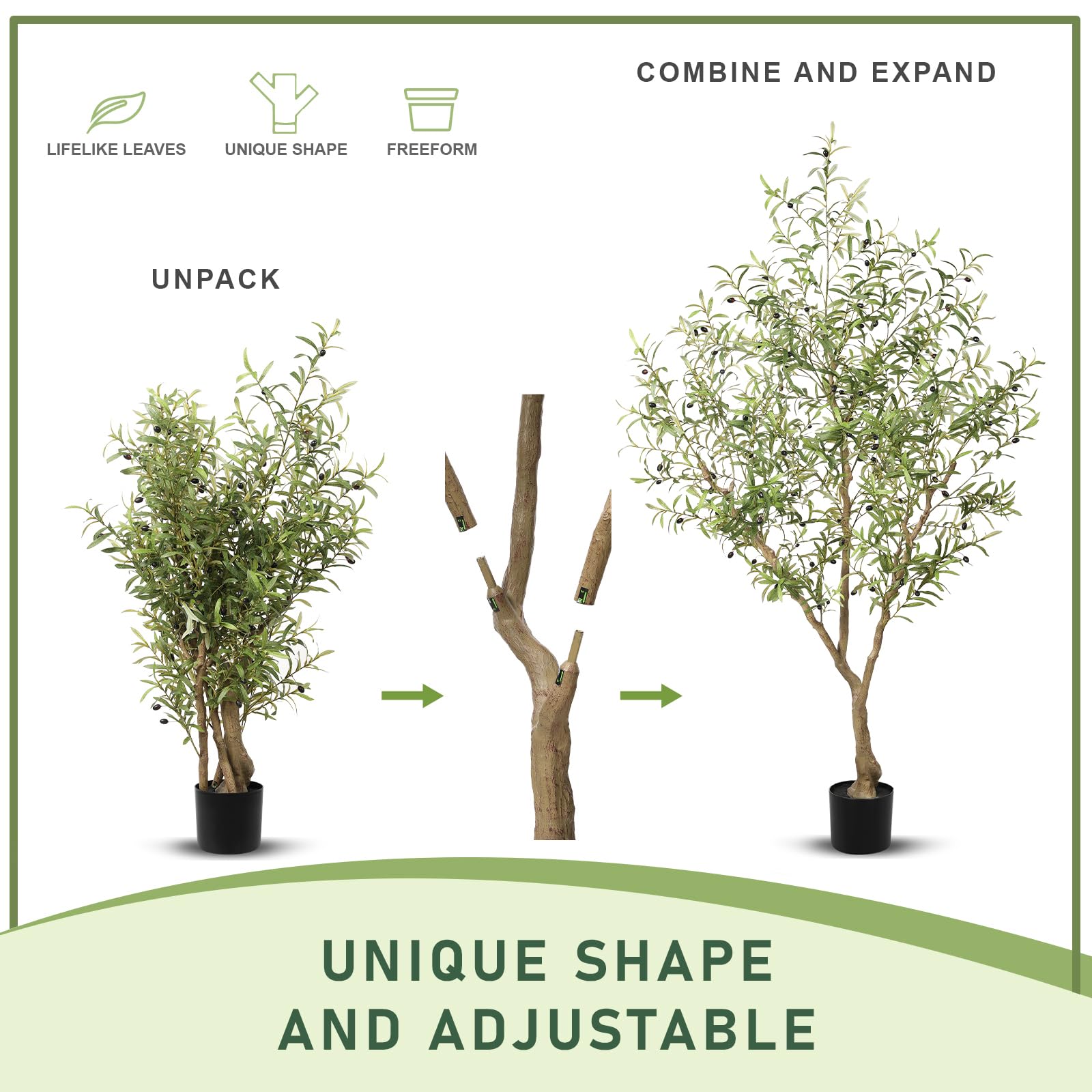 LYERSE straight-on full-height shot displaying canopy spread for dramatic impact benefit