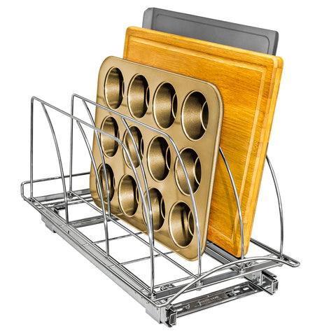 LYNK PROFESSIONAL front view in cabinet showing organized pans and quick access